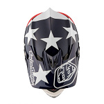 Náhradní kšilt helmy TroyLeeDesigns D3 Freedom Blue Visor