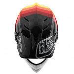 Náhradní kšilt helmy TroyLeeDesigns D4 Carbon Mirage Black Red Visor