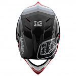 Náhradní kšilt helmy TroyLeeDesigns D4 Carbon Mirage Sram Black Red Visor