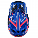 Náhradní kšilt helmy TroyLeeDesigns D4 Composite Volt Blue Visor