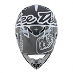 Náhradní kšilt helmy TroyLeeDesigns SE4 Polyacrylite Factory Silver Visor