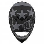 Náhradní kšilt helmy TroyLeeDesigns SE4 Polyacrylite Freedom Black Gray Visor