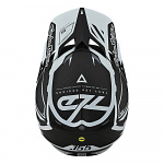 Náhradní kšilt helmy TroyLeeDesigns SE5 Carbon MXSE Black White Visor