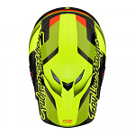 Náhradní kšilt helmy TroyLeeDesigns SE5 Carbon Omega Black Flo Yellow Visor
