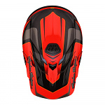 Náhradní kšilt helmy TroyLeeDesigns SE5 Carbon Saber Rocket Red Visor