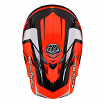 Náhradní kšilt helmy TroyLeeDesigns SE5 Composite Saber Neon Orange Visor