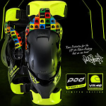 Ortézy na kolena pro motokros enduro POD K4 2.0 Knee Brace VR46 Limited Edition