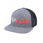 Pánská čepice FOX Apex SnapBack Hat Grey Orange