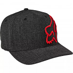 Pánská čepice FOX Clouded 2.0 FlexFit Hat Black Red