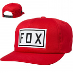 Pánská čepice FOX Drive Train SnapBack Hat Chili