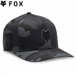 Pánská čepice FOX Head FlexFit Hat Black Camo