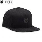 Pánská čepice FOX Head SnapBack Hat Black Charcoal