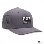 Pánská čepice FOX Non Stop Tech FlexFit Hat Steel Grey