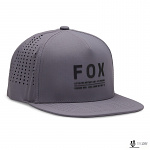 Pánská čepice FOX Non Stop Tech SnapBack Hat Steel Grey