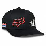 Pánská čepice FOX X Honda FlexFit Hat Black