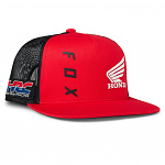 Pánská čepice FOX X Honda SnapBack Hat Red