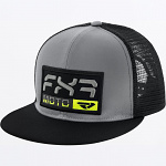 Pánská čepice FXR Moto Hat 24 Grey Black
