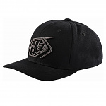 Pánská čepice TroyLeeDesigns Crop SnapBack Hat Black Charcoal