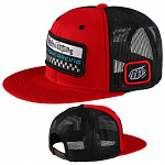 Pánská čepice TroyLeeDesigns Factory Pit Crew SnapBack Hat Red