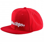 Pánská čepice TroyLeeDesigns Signature SnapBack Hat Red White