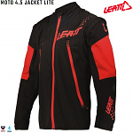 Pánská enduro bunda Leatt Moto 4.5 Lite Jacket Black Red 2022