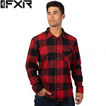 Pánská košile FXR Timber Flannel Shirt Rust Black
