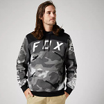 Pánská mikina FOX BNKR Pullover Fleece Black Camo