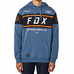 Pánská mikina FOX Official Pullover Fleece Blue Steel