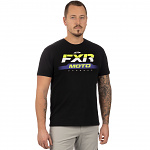 Pánské tričko FXR Moto Premium T-Shirt 23 Black Purple Reign