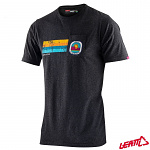 Pánské tričko Leatt Beermat T-Shirt Charcoal