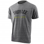 Pánské tričko TroyLeeDesigns Bolt Tee Vintage Snow Heather