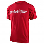 Pánské tričko TroyLeeDesigns Signature Tee Red