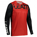 Pánský větrací MX dres Leatt Moto 4.5 X-Flow Jersey Red 2022