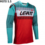 Pánský MX dres LEATT Moto 5.5 UltraWeld Jersey Fuel 2024