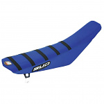 Potah sedla BudRacing Seat Cover FullTraction Yamaha YZ125 / YZ250 22-.. Blue Blue Black Stripes