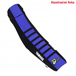 Potah sedla DCore Gripper Factory Seat Cover Yamaha YZ125 / YZ250 02-21 Black Blue Black Ribs