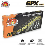 Řetěz s X-kroužky pro motokros a enduro MotoMaster GPX-520G Chain 520 120 čl. 