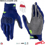 Rukavice Leatt Moto 3.5 Lite Glove Blue 2023