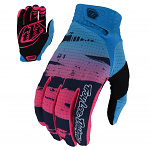 Rukavice TroyLeeDesigns AIR Glove Brushed Navy Cyan Limited Edition 2021