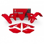 Sada plastů RaceTech Plastic Kit Honda CRF450R 17-20 / CRF250R 18-21 Red