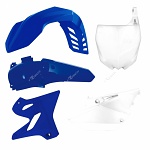 Sada plastů RaceTech Plastic Kit Yamaha YZ125 / YZ250 15-21 Blue White OEM
