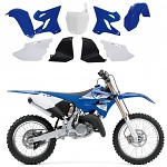 Sada plastů RaceTech Restyling Plastic Kit Yamaha YZ125 / YZ250 02-14 Blue White
