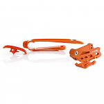 Sada vodítek řetězu Acerbis Chain Guide Slider Kit KTM EXC 17-22 Orange