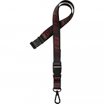 Šňůra na klíče FOX Apex Lanyard Black Red