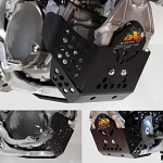 Velký kryt motoru AXP Skid Plate Suzuki RMZ450 18-.. Black