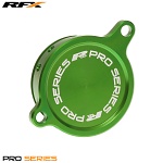 Víčko olejového filtru RFX Oil Filter Cover Kawasaki KX450F 06-15 Green