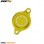 Víčko olejového filtru RFX Oil Filter Cover Suzuki RMZ250 RMZ450 Yellow