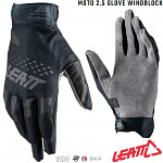 Zateplené rukavice Leatt Moto 2.5 WindBlock Glove Black 2022