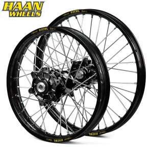 Sada kol HaanWheels Aprilia Tuareg 660 - Excel Black 21x1,85 + 18x2,50 / Black Hub