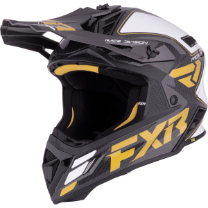 MX helma FXR Helium Carbon Helmet Gold White 2026
